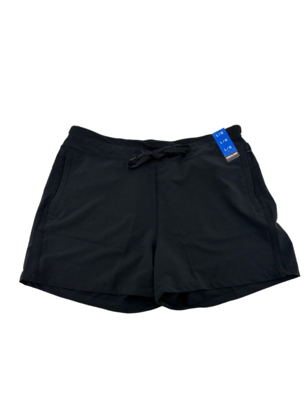 Kirkland Signature Women's Athletic Shorts | Black | Large **NEW